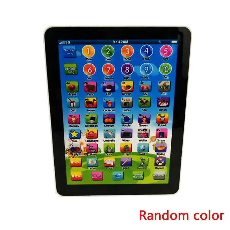 New Kids Children TABLET Computer PAD Educational Learning Toys Gift For Boys Girls Baby 19*14.5*2CM