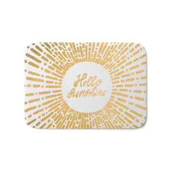 

Hello Sunshine Gold Bath Mat
