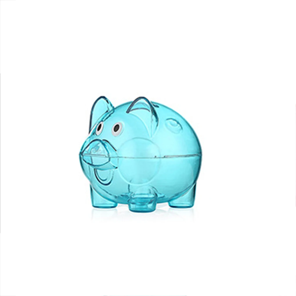 Специфический прозрачный Пластик экономия денег поле корпус монеты Копилка Мультфильм Свинья Shaped