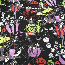 50*145 см кошмар перед Рождество хлопок Ткань для Домашний текстиль мальчик Постельные принадлежности стежка ткани Tecido к patchwor