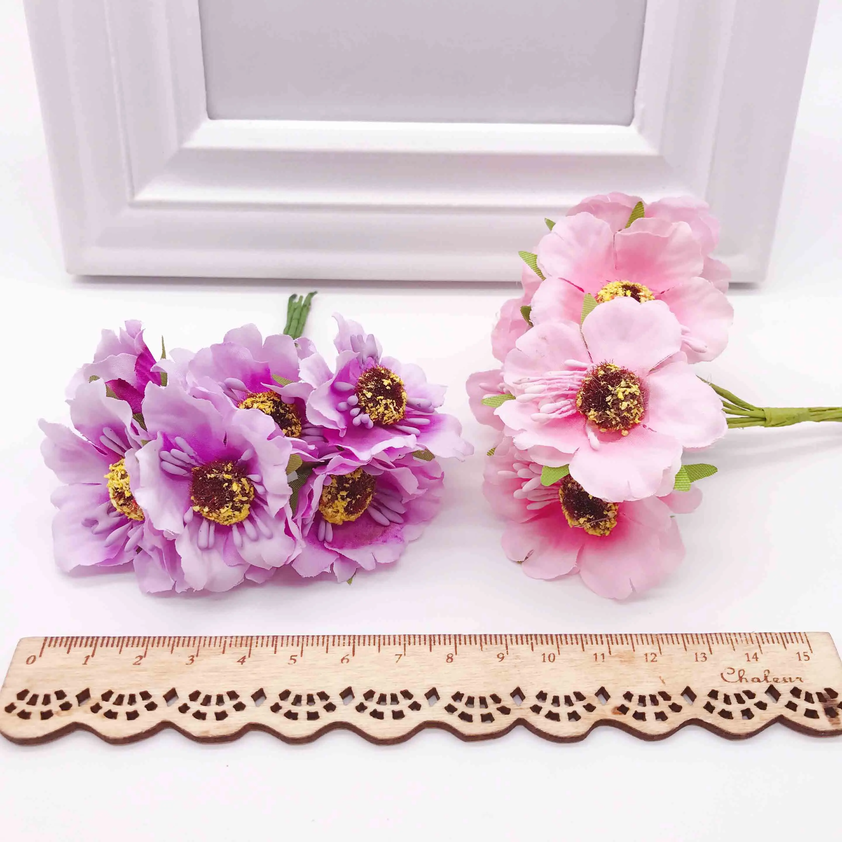 12 шт./лот, 14 цветов, шелковые цветы вишни, маленький искусственный Маковый букет, свадебные украшения, мини-цветы розы для скрапбукинга своими руками