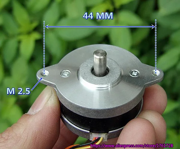 36 мм шаговый двигатель 2-фазный 4-проводной 0,9 градусов Точная шаговый двигатель для контрольное оборудование