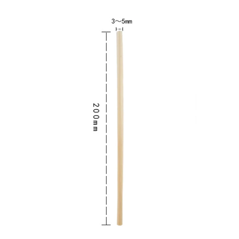 UPORS 100 шт биодная соломинка 20 см Органическая натуральная одноразовая Питьевая соломинка пищевая соломинка для чая трубочка для коктейля