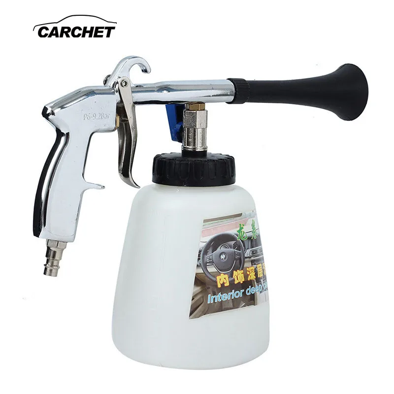 

CARCHET New Pneumatic Blow Gun Car Interior Deep Cleaning Tool Portable Blow Gun Foam Pressure Cleaning Wash Finger Type
