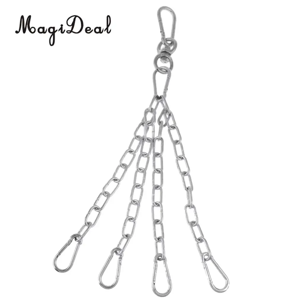 MagiDeal Heavy Duty Heavy Bag Chain and Swivel for Muay Thai, MMA, Kickboxing Heavy Punching Bags