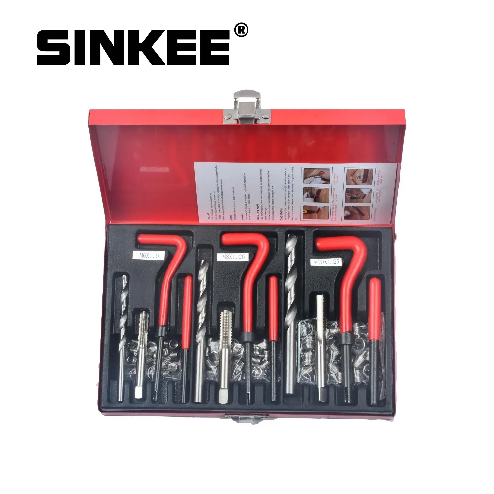 £22.09 88 Pc Thread Repair Recoil Insert Kit Drill Tap Car