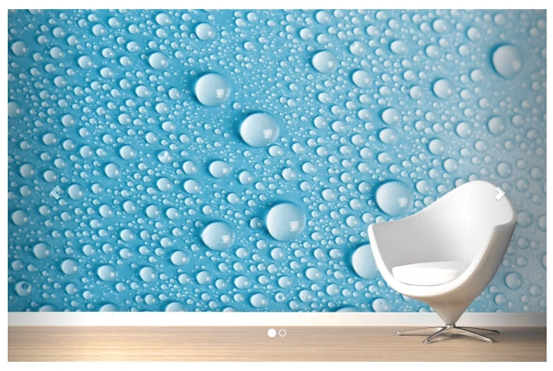 2017 Wallpaper Tapete Papel De Parede Aqua Dew Drops Mural 2017 Wallpaper Tapete Papel De Parede Aqua Dew Drops Mural For Living Room Sofa Tv Background Wall Paper Photo In Wallpapers From Home Improvement