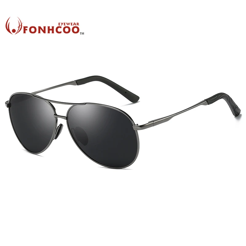 2018 FONHCOO новые модные солнцезащитные очки Для мужчин wo Для мужчин Ретро Винтаж Брендовая Дизайнерская обувь поляризованные очки водителя УФ