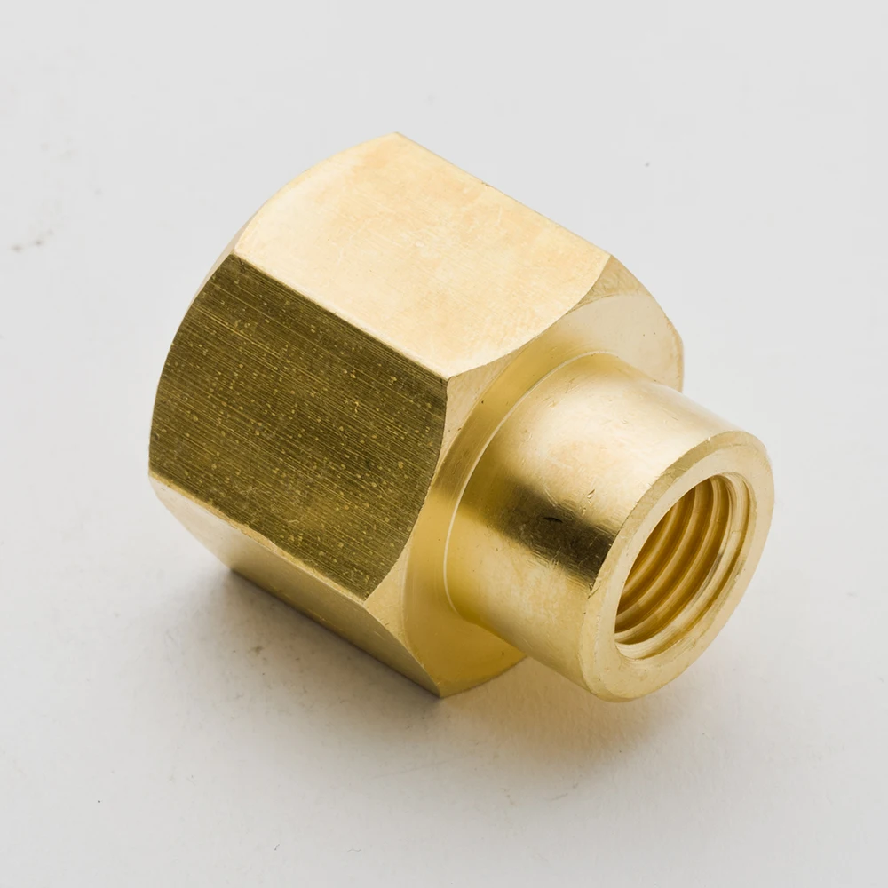 50PCS Brass Pipe Fitting Reducer Coupling 1/4"x1/8" NPT Female Water