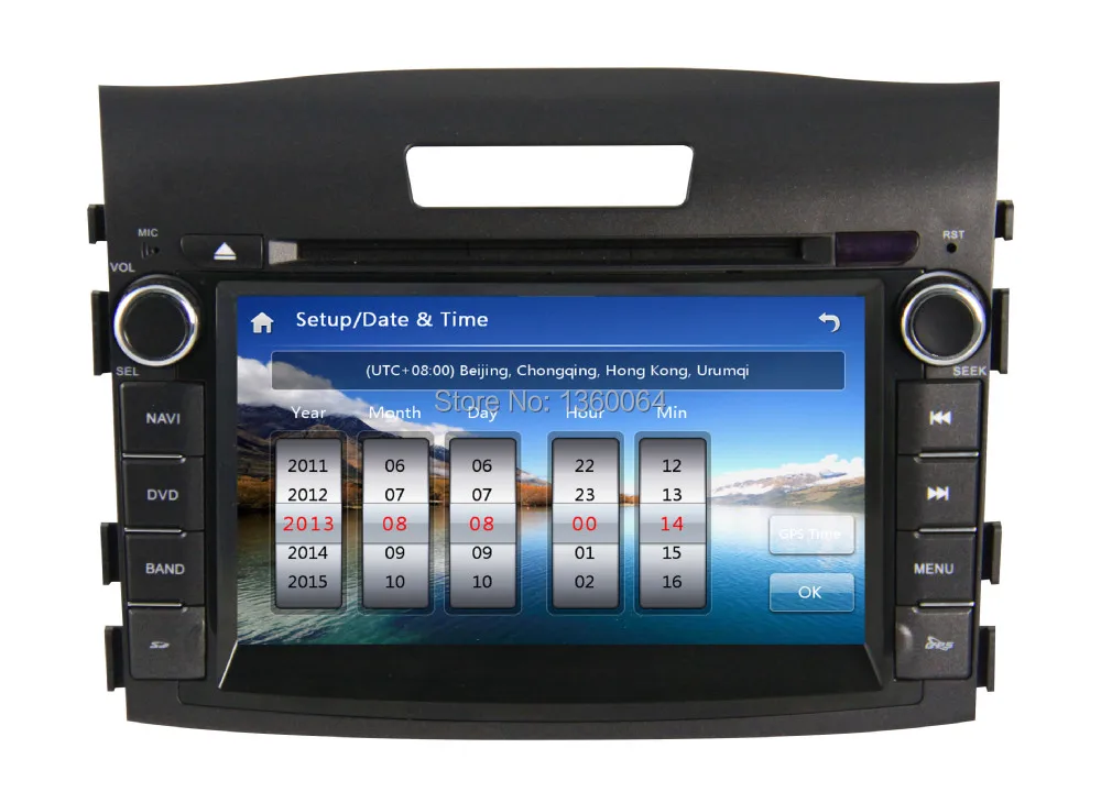 Flash Deal 7 Inch 2 Din Car DVD GPS For Honda CRV 2012 2013 Car Radio Stereo Bluetooth car audio player+gift camera+map+mic 6