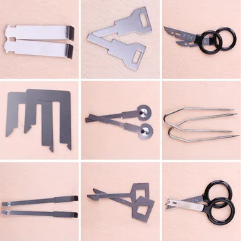 

38Pcs/Set Vehicle Car Stereo Radio Release Removal Tools Key Kit with Bag Kenwood Tool Fit for Benz Ford Audi