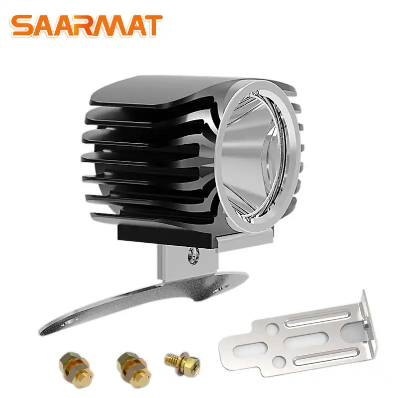 Akozon 30W 3 LED Spot Light Driving Phare antibrouillard DRL pour Moto V/élo