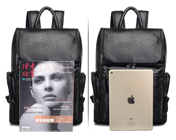 Мужской рюкзак, мужской рюкзак из искусственной кожи, школьные рюкзаки для подростков, роскошные дизайнерские брендовые Рюкзаки большой вместимости, дорожные сумки