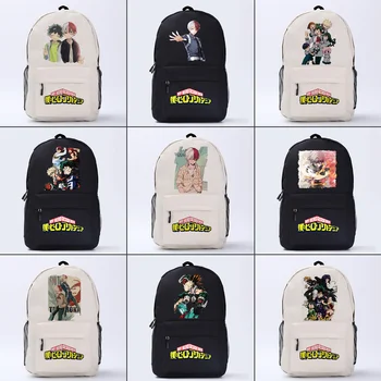 

My Boku no Hero Academia Nylon Backpack Midoriya Izuku Student Bookbag Fashion Travel Laptop bag Teenager Schoolbag Shoulder Bag