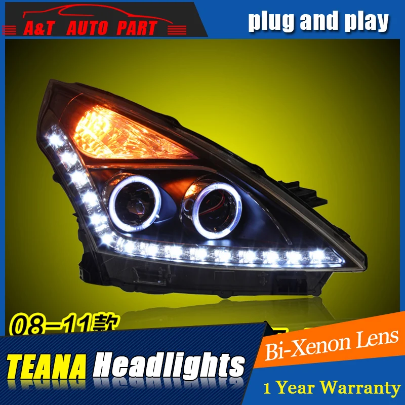 Car Styling For Nissan TEANA ALTIMA led headlight assembly 08-12 head lamp Angel eye led DRL front light h7 with hid kit 2pcs. Car Styling For Nissan TEANA ALTIMA led headlight assembly 08-12 head lamp Angel eye led DRL front light h7 with hid kit 2pcs.