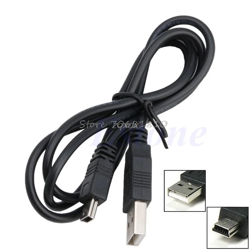 

USB 2.0 Male A to Mini 5 Pin B Data Sync Charger Charging Cable Cord Adapter Z09 Drop ship