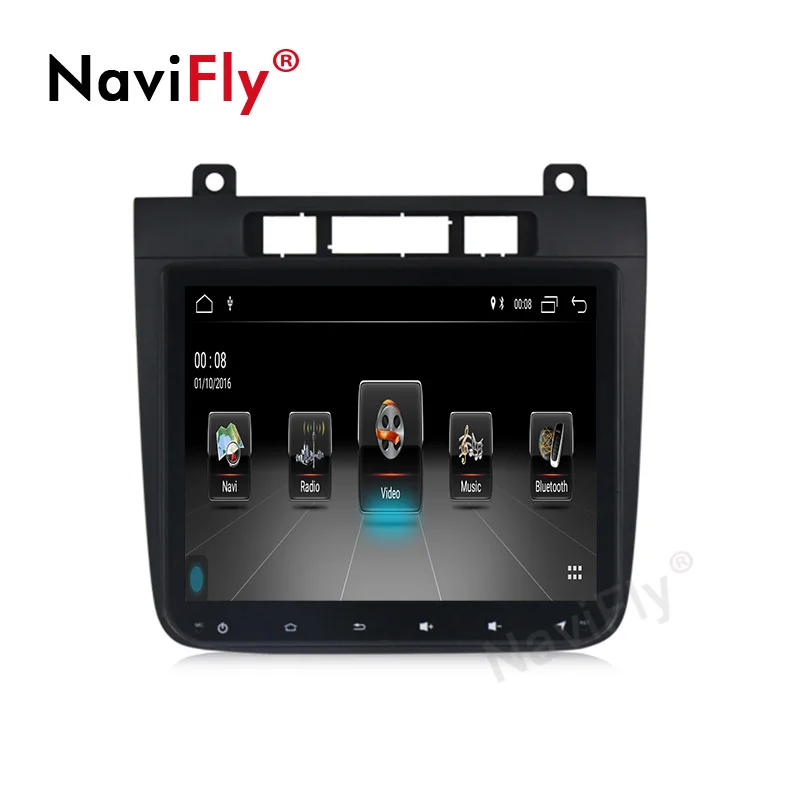  NaviFly 8.4'' android9.1 car gps navigation for Volkswagen TOUAREG2011-15 support view camera DVR B