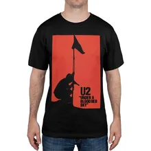 2018 New 100% Cotton Top Quality Top O-Neck Short Sleeve U2 - Mens Red Sky T Shirt For Men 2018 New 100% Cotton Top Quality Top O-Neck Short Sleeve U2 - Mens Red Sky T Shirt For Men