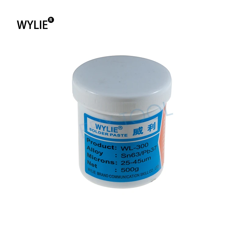 WYLIE 500g Solder paste flux Sn63 Pb37 WL 300 For Soldering iron rework