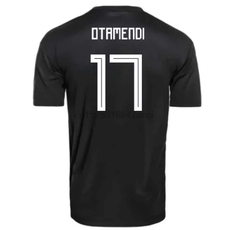 

2018 world Argentina cup Away Russia Footballer tShirt (Otamendi 17) new soccering Jerseyers