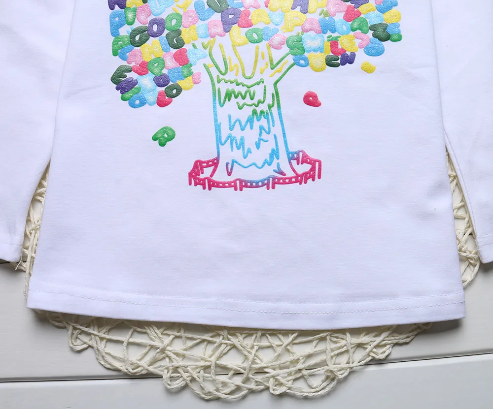 Распродажа, весенне-Осенняя детская футболка с длинными рукавами для девочек хлопковые детские футболки, одежда для маленьких девочек летние футболки, От 2 до 4 лет