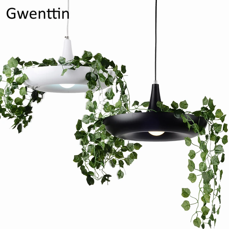 

DIY Plant Pendant Lamp Nordic Sky Garden Pot Hanging Lights Living Room Kitchen Light Fixtures Home Decor Suspension Luminaire