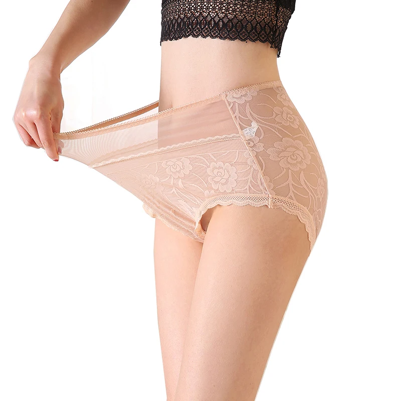 Large Size Transparent Lace Underwear High Waist Sexy Panties for Women Flower Patterned Briefs XxL XxxL XxxxL Black Underpants Large Size Transparent Lace Underwear High Waist Sexy Panties for Women Flower Patterned Briefs XxL XxxL XxxxL Black Underpants