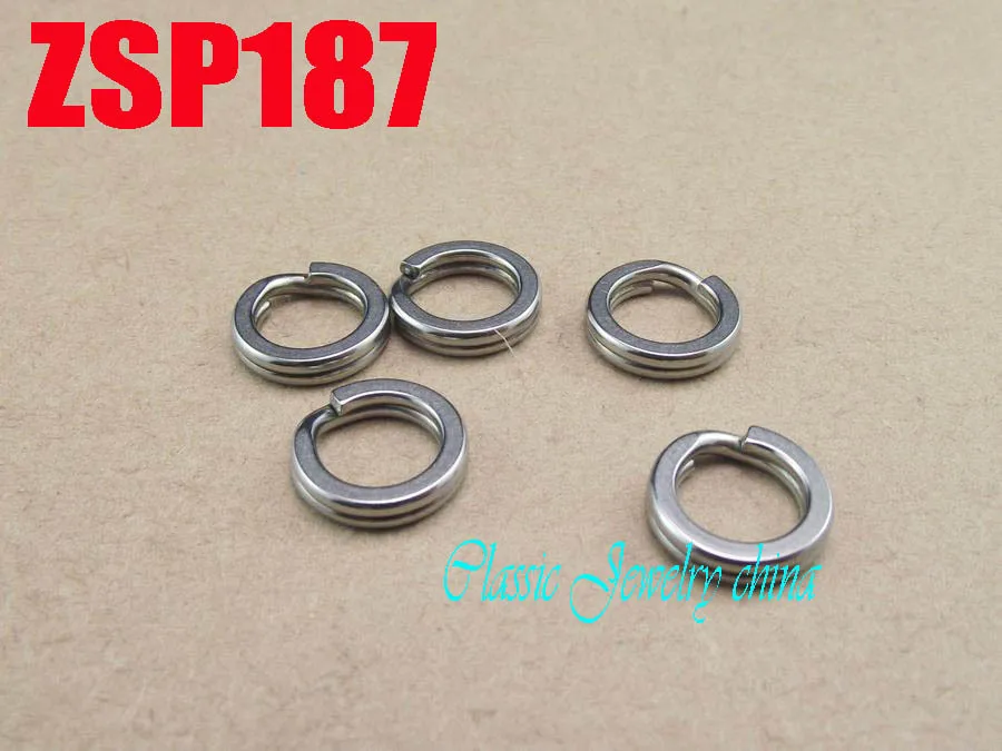 

Wholesale 10.5mm stainless steel key-ring Key Chain jewelry DIY accessories parts 100pcs ZSP187