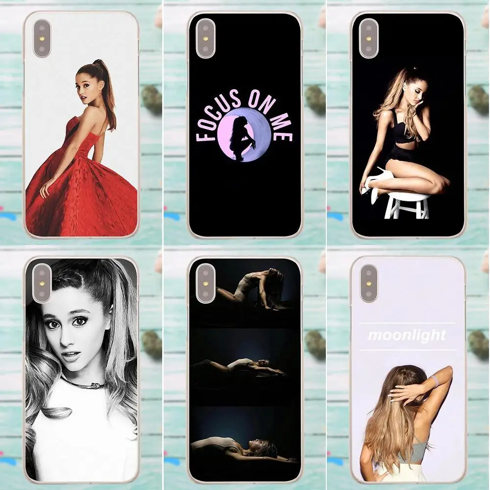 

Kmuysl TPU Print Capa For Apple iPhone X 4 4S 5 5C SE 6 6S 7 8 Plus For LG G3 G4 G5 G6 K4 K7 K8 K10 V10 V20 Ariana Grande Sexy