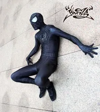 Best Price Hot Sale Classic The Amazing SpiderMan 2 Costume Black Spandex Halloween Fullbody Spiderman Superhero Costumes Best Price Hot Sale Classic The Amazing SpiderMan 2 Costume Black Spandex Halloween Fullbody Spiderman Superhero Costumes