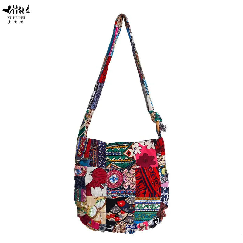 Unique DIY Adjustable Strap Bags Women Handmade Thin Seamless Patchwork
