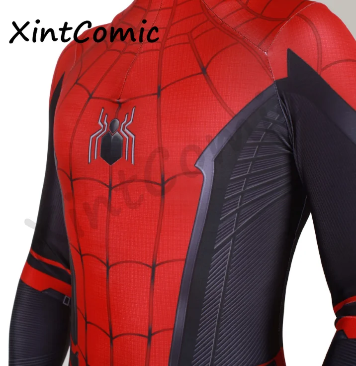 Wholesale Spiderman Costume Spiderman Home Cosplay Costume Tom Holland Suit High-quality Zentai Jumpsuits disfraz