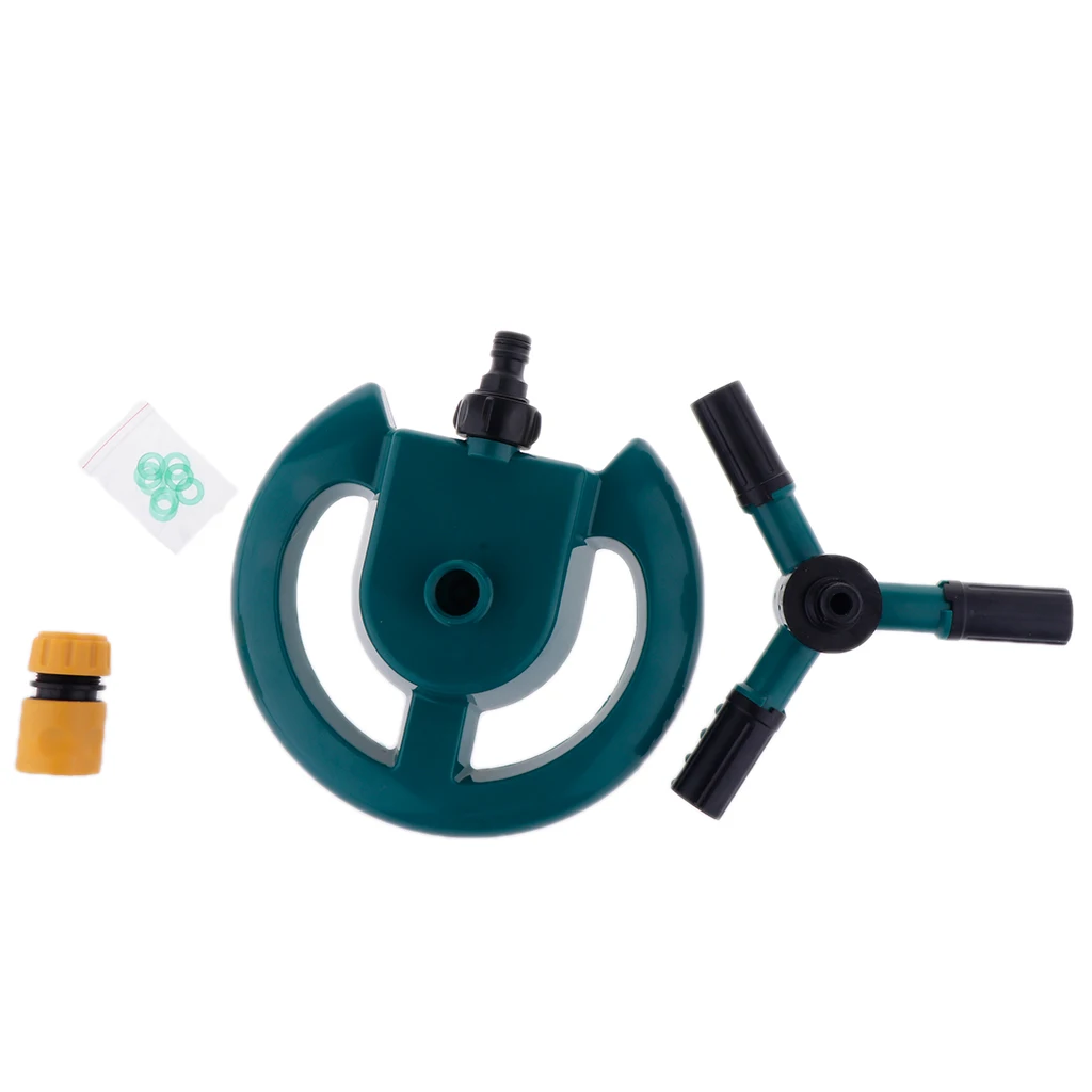 Lawn Sprinkler, Automatic 360 Degree Rotating Garden Water Sprinklers Lawn Irrigation System Pipe Hose Garden Tools