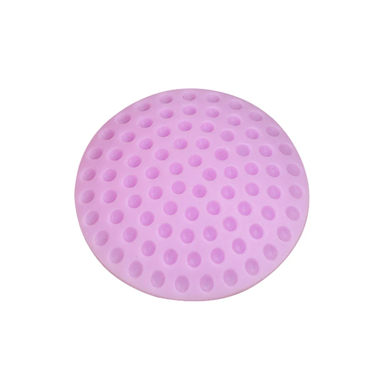 purple 1 шт. настенные утолщенные бесшумные дверные Обвайзеры для гольфа, стильные резиновые Обвайзеры, ручки, дверной замок, защитная накладка, Защитная Наклейка на стену для дома - Цвет: purple