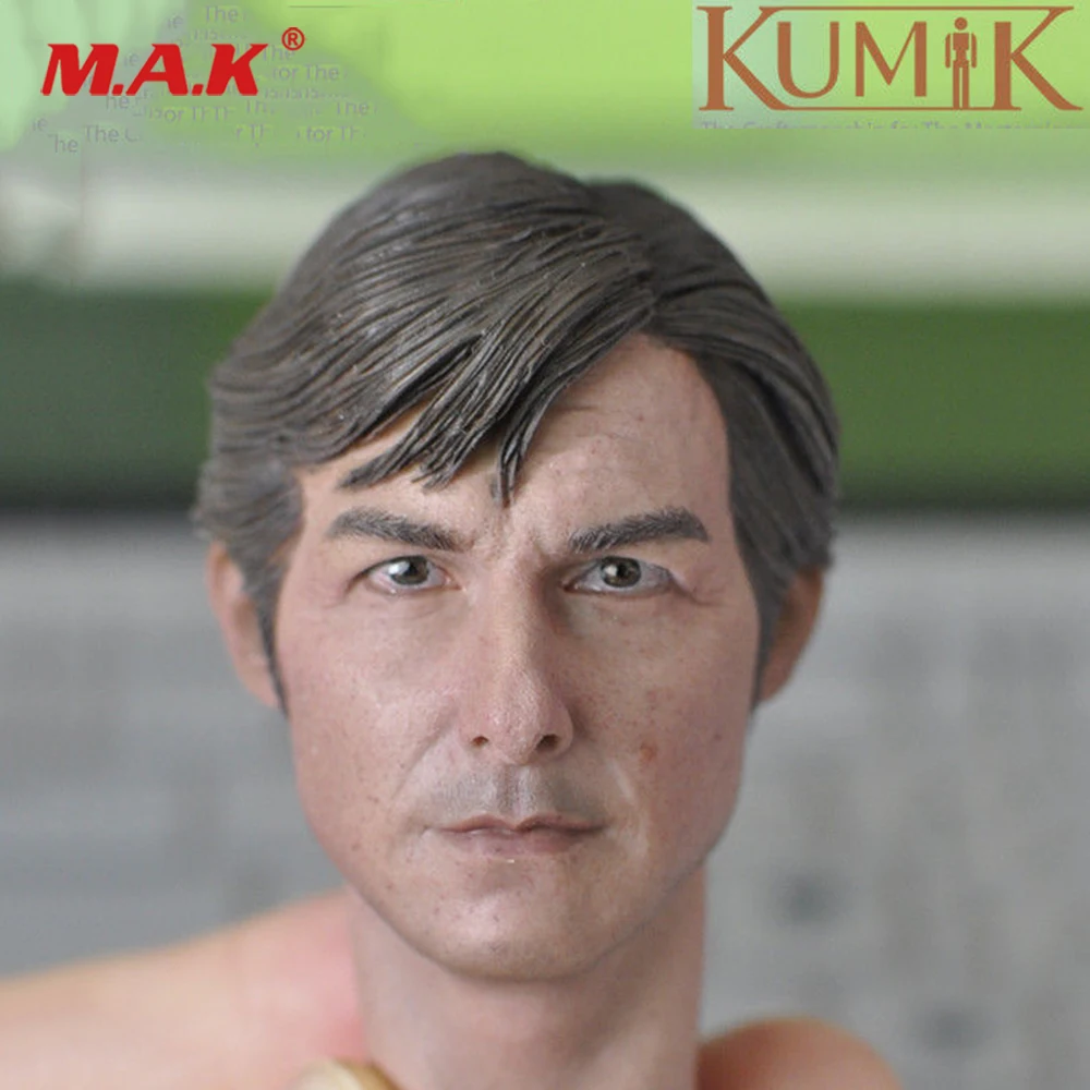 

1/6 Scale KUMIK 16-78 1/6 Tom Cruise Head Sculpt Carved Model F 12" Male Action Figure