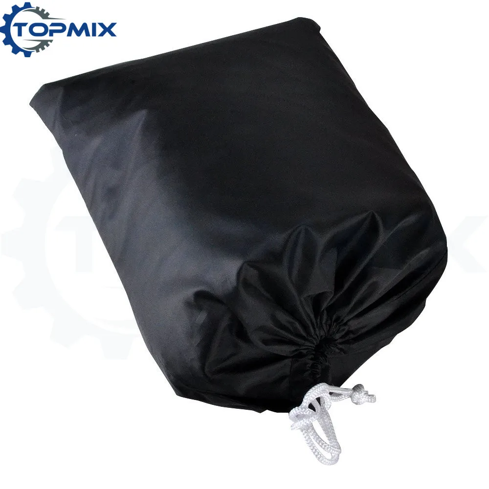 Motorcycle cover blacksilver 3