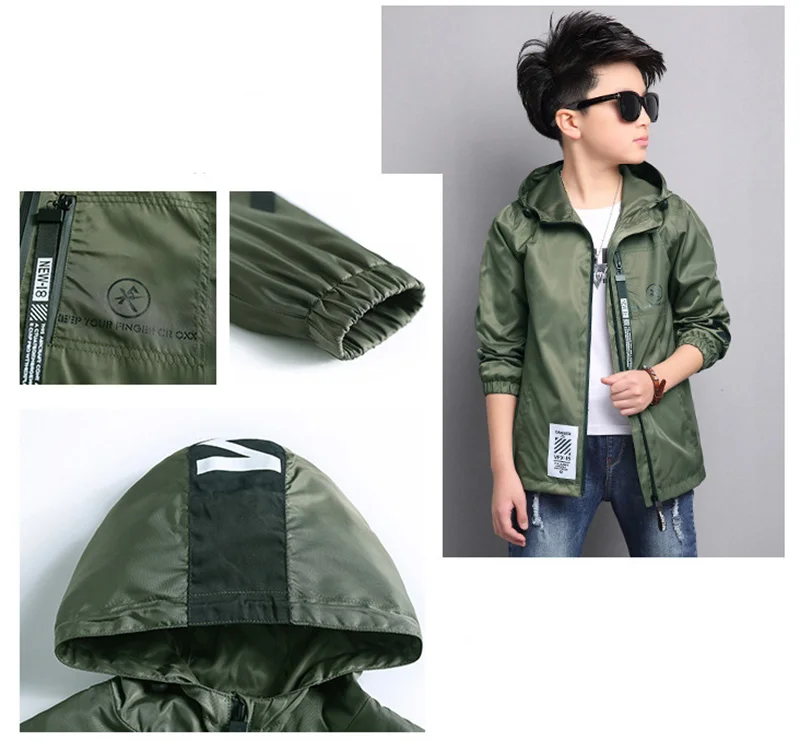 jackets for boys kids clothing sport coat windbreaker children Outerwear (8)