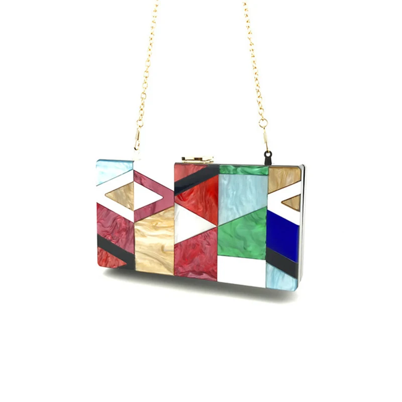 

RURU Monkey Women Evening Bags Colorful Acrylic Ultra-light And Large Capacity Handbag Single Shoulder Slanting Women Bags