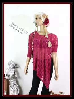 

belly dance top costumes New style belly dance costumes senior sexy lace Bat Sleeve Blouse Top DDP05-06