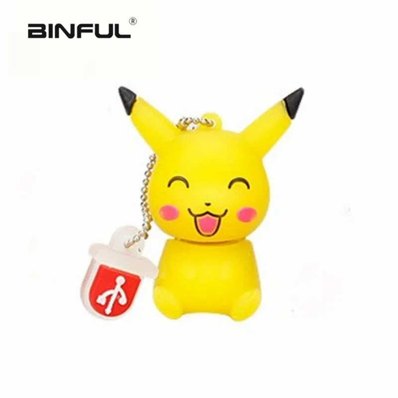 Usb флеш-накопитель 128 ГБ шариковая ручка эльфа 64 Гб pokemon Pikachu pendrive 32 ГБ 16 ГБ 8 ГБ 4 ГБ usb memory stick usb 2,0