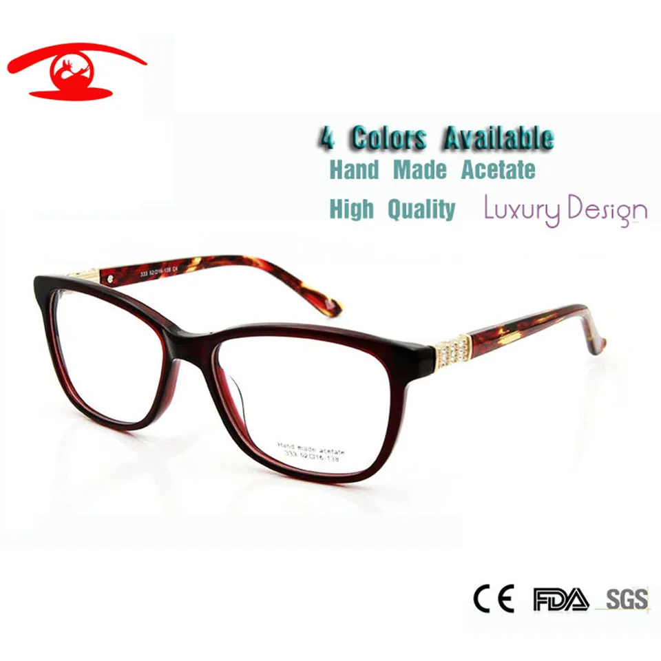 Sorbern Top Quality Glasses Frames Female Clear Glasses Hand Made