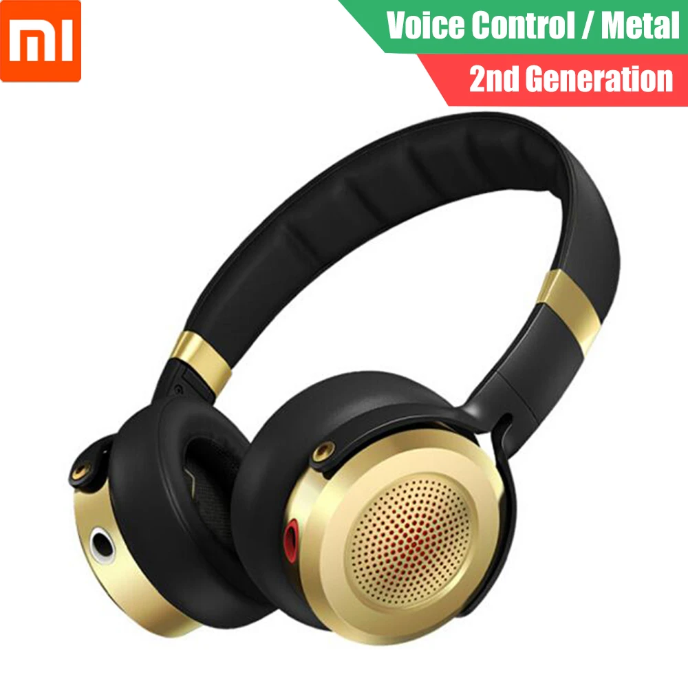 

Original Xiaomi Over-ear Headphones Noise Canceling Wired Earphones Voice Control with Built-in Mic 2nd Generation