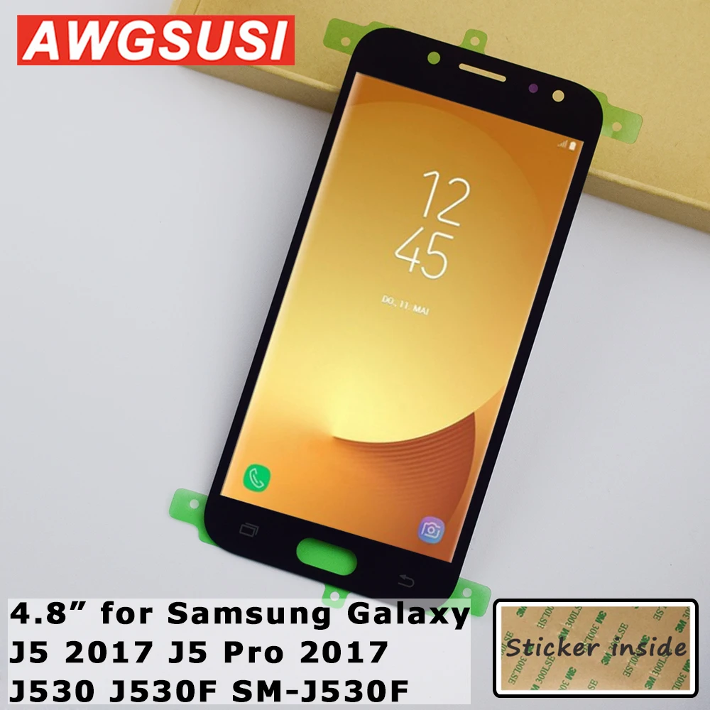 

For SAMSUNG GALAXY J530 LCD Touch Screen Sensor + LCD Display Assembly For SAMSUNG GALAXY J530 J530F J530FM SM-J530F J5 Pro 2017