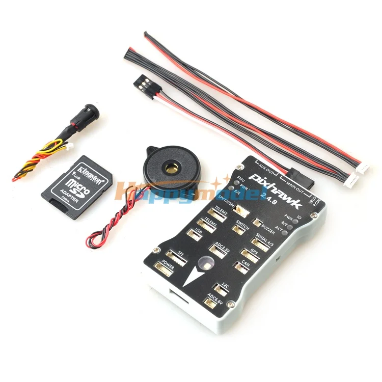New Pixhawk PX4 Autopilot PIX 2.4.8 32Bit Flight Controller w/ Safety Switch & Buzzer Case for RC Airplane Multicopter New Pixhawk PX4 Autopilot PIX 2.4.8 32Bit Flight Controller w/ Safety Switch & Buzzer Case for RC Airplane Multicopter