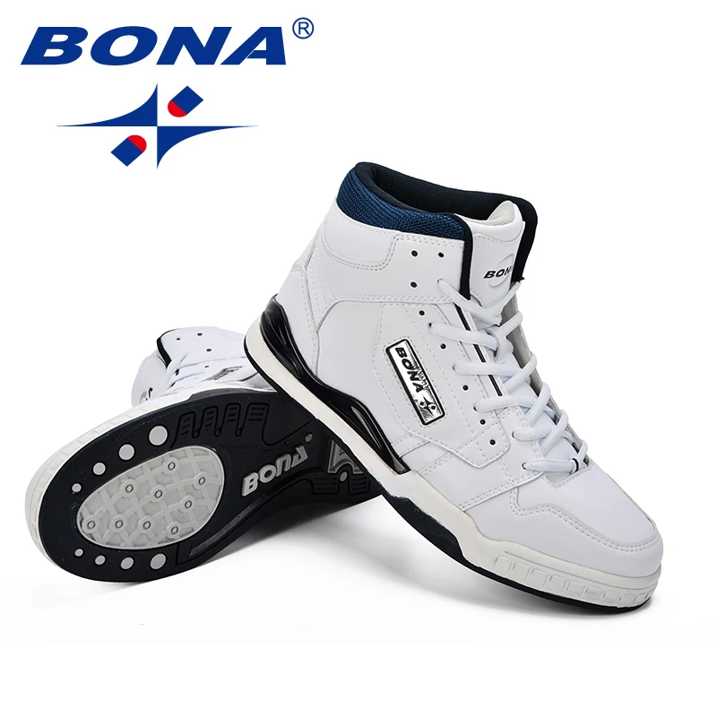 BONA/Новое поступление; классическая Стильная мужская обувь для скейтбординга; Мужская Спортивная обувь из кожи; уличная Мужская обувь для бега;