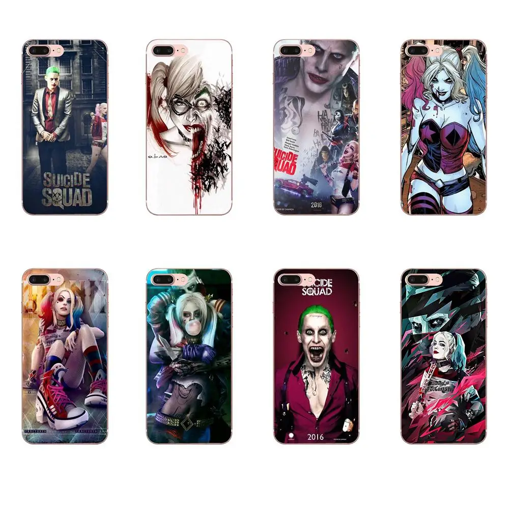

Suicide Squad Joker Harley Quin For Galaxy Grand Alpha G850 Core2 Prime S2 I9082 A3 A5 A7 On5 On7 2015 2016 2017 Diy Painted
