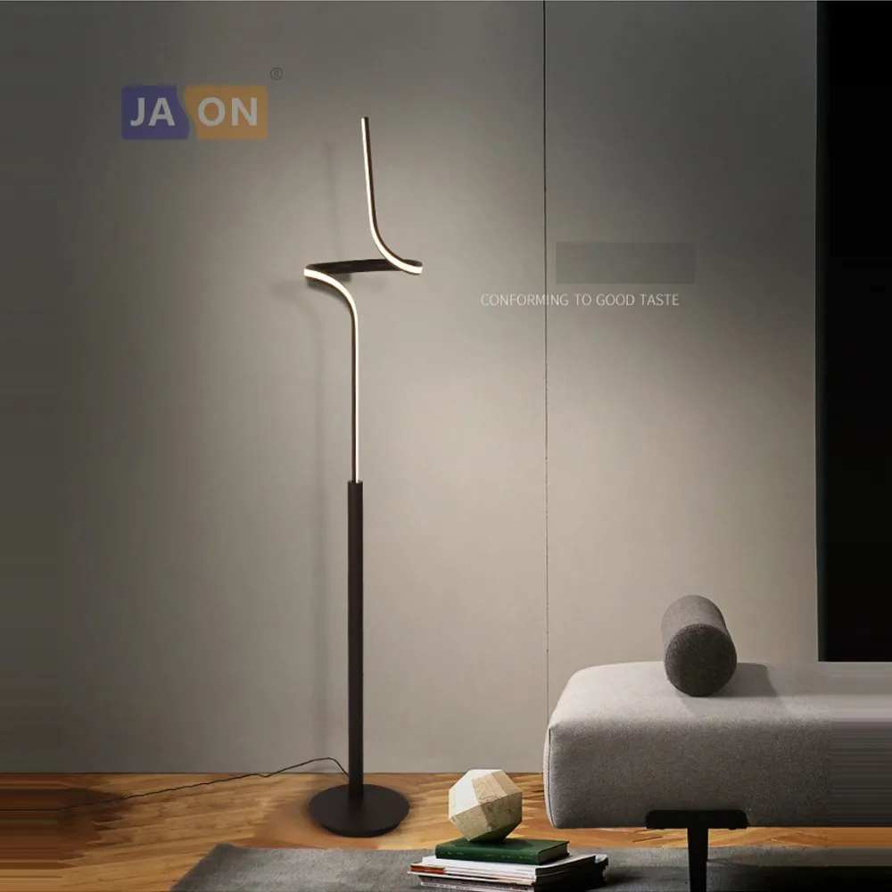 

LED Postmodern Iron Acryl Coffee Minimalism LED Lamp LED Light LED Floor Lamp Floor Light For Foyer Dinning Room Bedroom