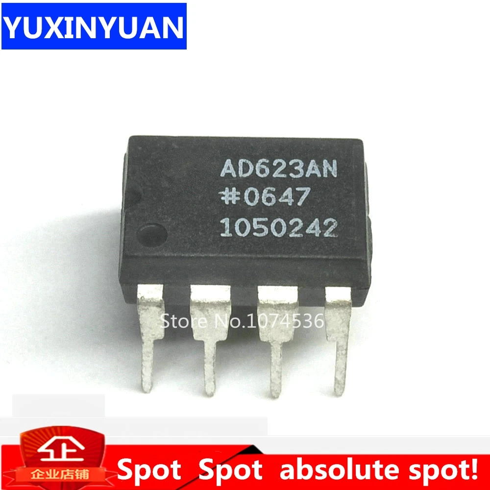 

AD623ANZ AD623AN AD623A AD623 DIP8 IC OPAMP INSTR 800KHZ RRO 8DIP 1PCS