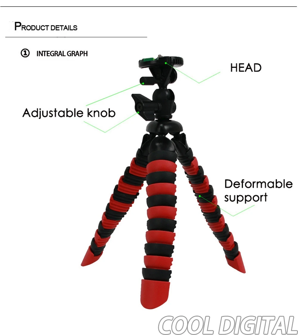 Мини-штатив для телефона, мобильного телефона, смартфона, dslr и камеры, гибкий большой штатив-осьминог, настольный штатив Gorillapod