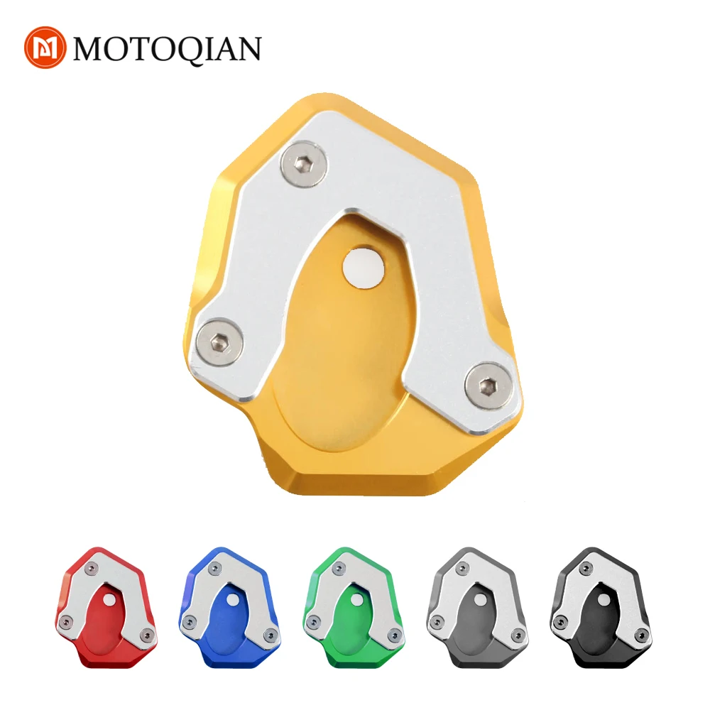 

Motorcycle Side Stand Extension Pads for KAWASAKI VERSYS 650 Z650 Z900 650 90 Non-slip Kickstand Protector Enlarger Support